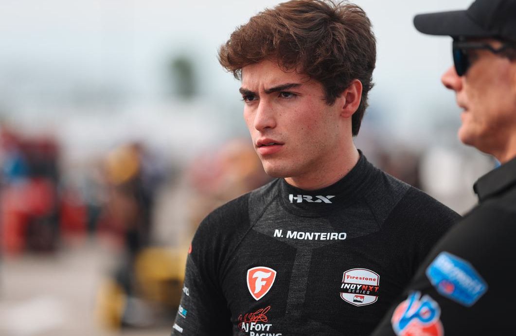 Em St. Louis, Nick Monteiro ganha posições e completa primeiro desafio em oval na Indy NXT